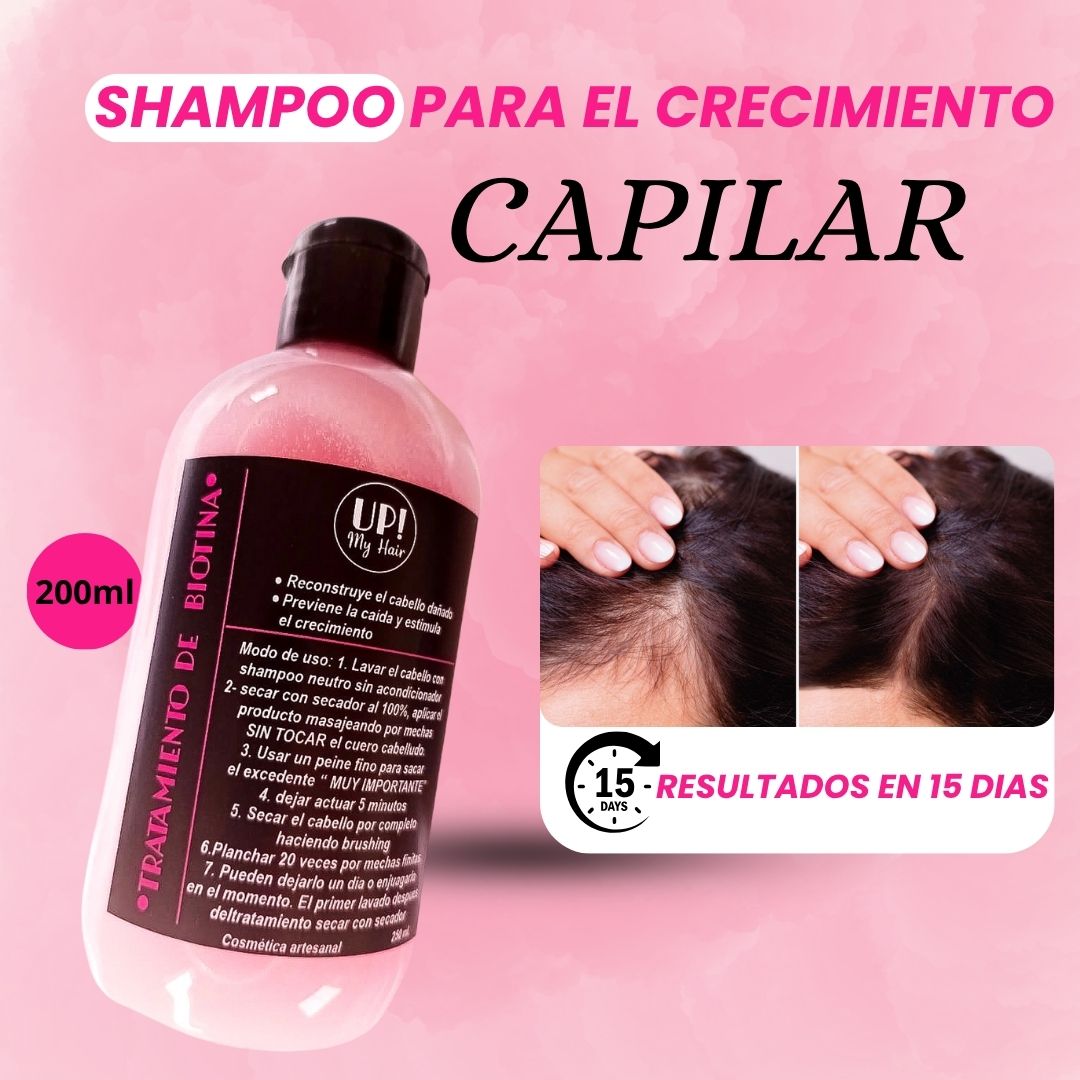 Shampoo de Biotina Pura – Up! My Hair