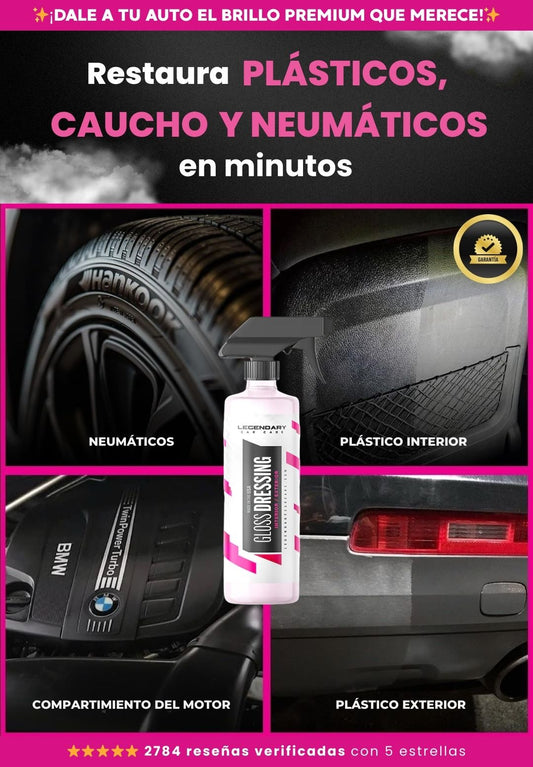 Gloss Dressing™ – El brillo premium que necesita tu auto
