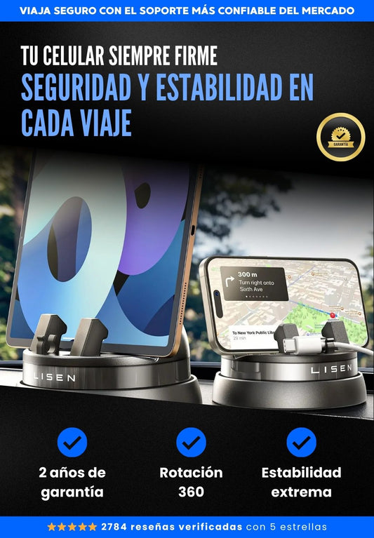 Lisen Grip 360 - Tu celular siempre estable, sin deslizamientos